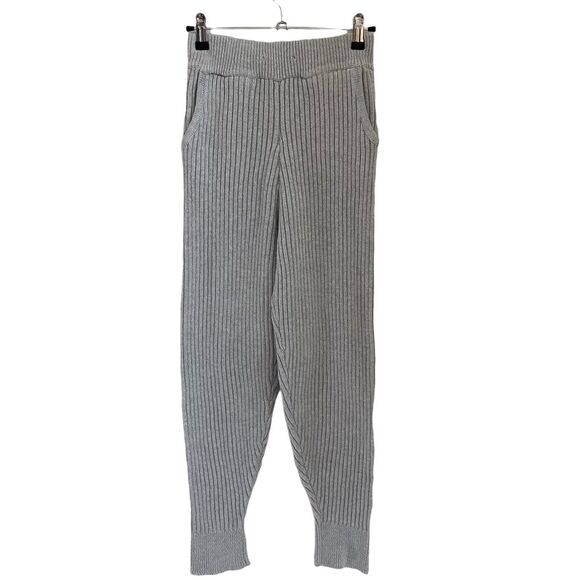 Majorelle Small Jogger Pants Sweatpants Ribbed Gray Stretch Pockets - Picture 1 of 11